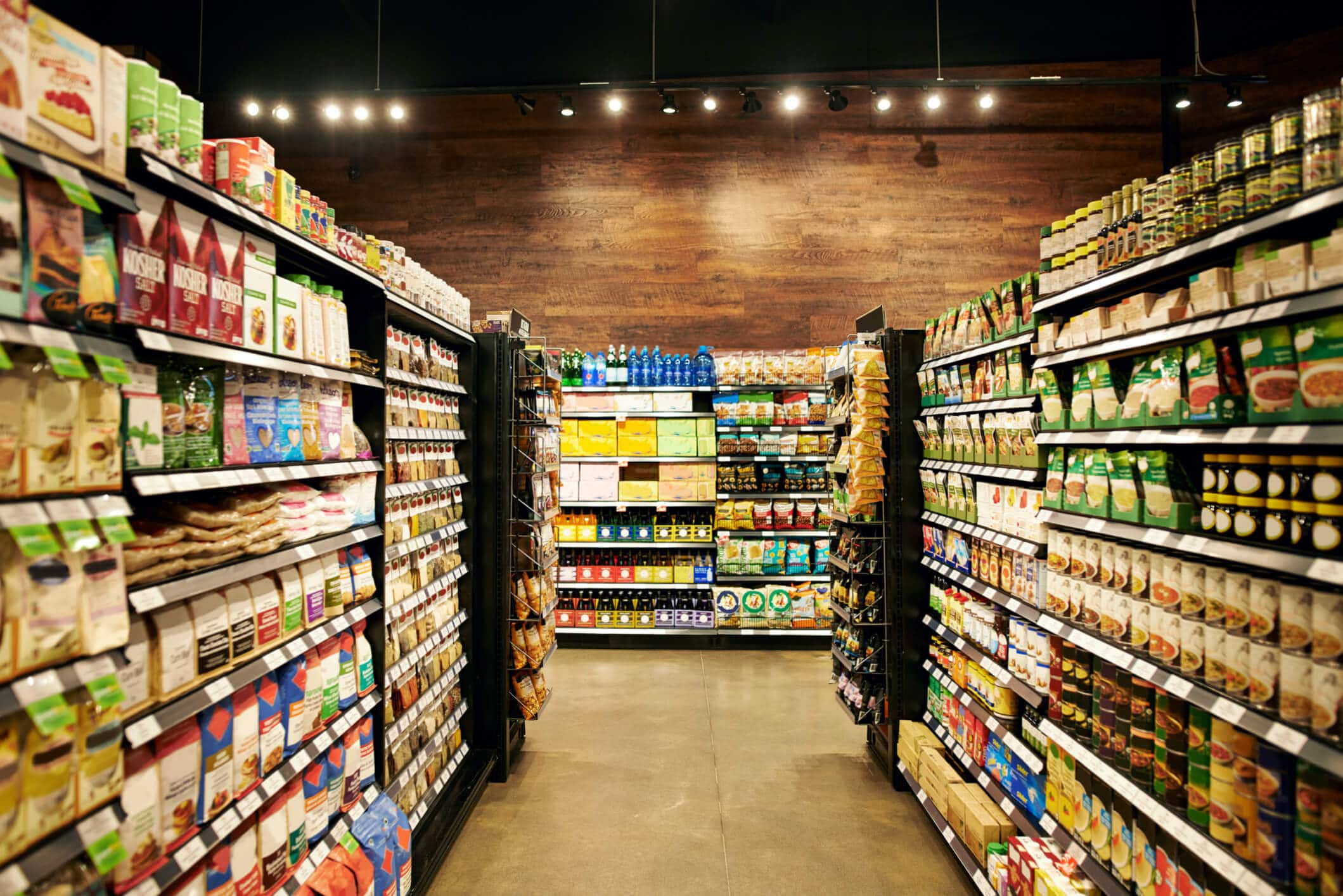 A grocery store isle featuring all of the available product SKUs