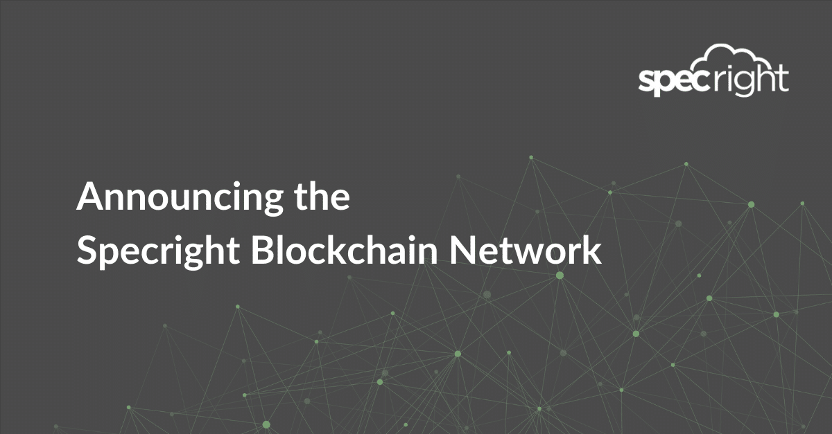 Specright Announces Blockchain Network to Digitize Supply Chains