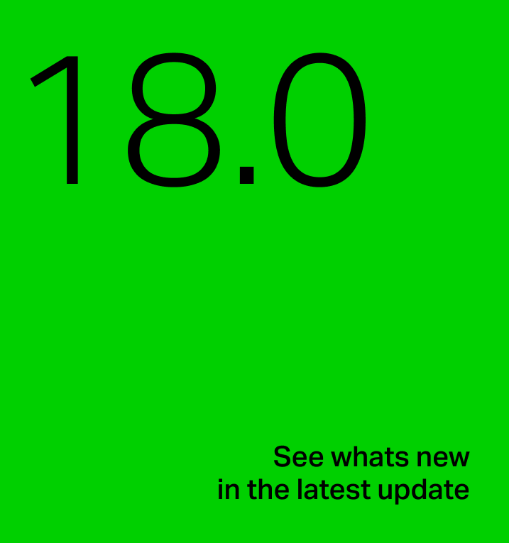 New to Specright: Release 18.0