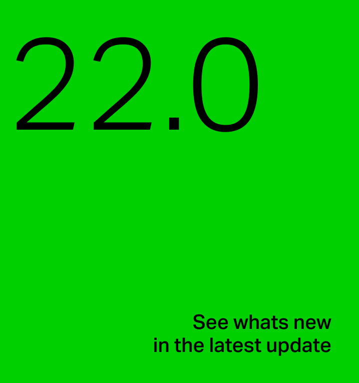 Product Release 22.0