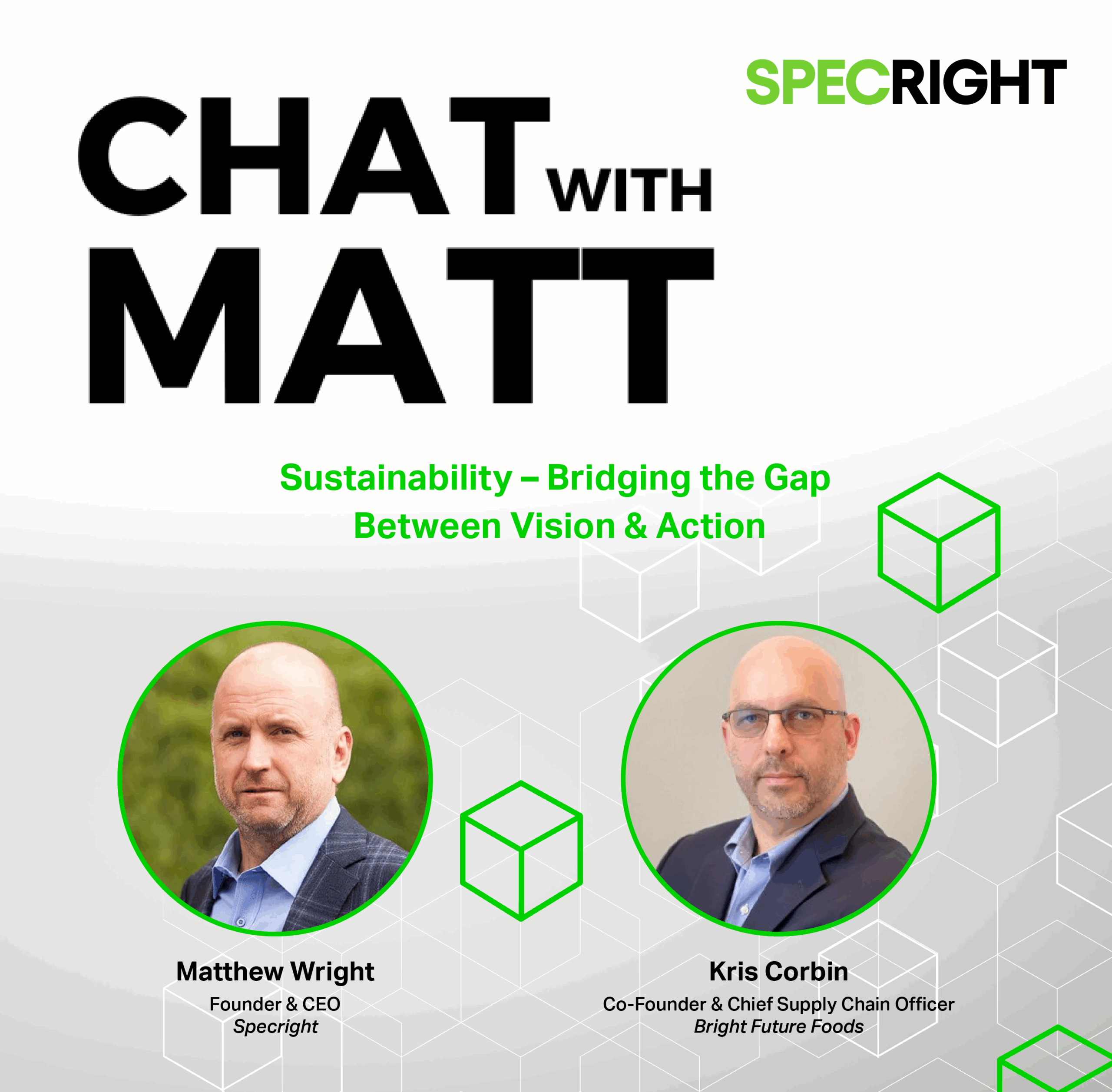 Chat with Matt: Sustainability – Bridging the Gap Between Vision & Action