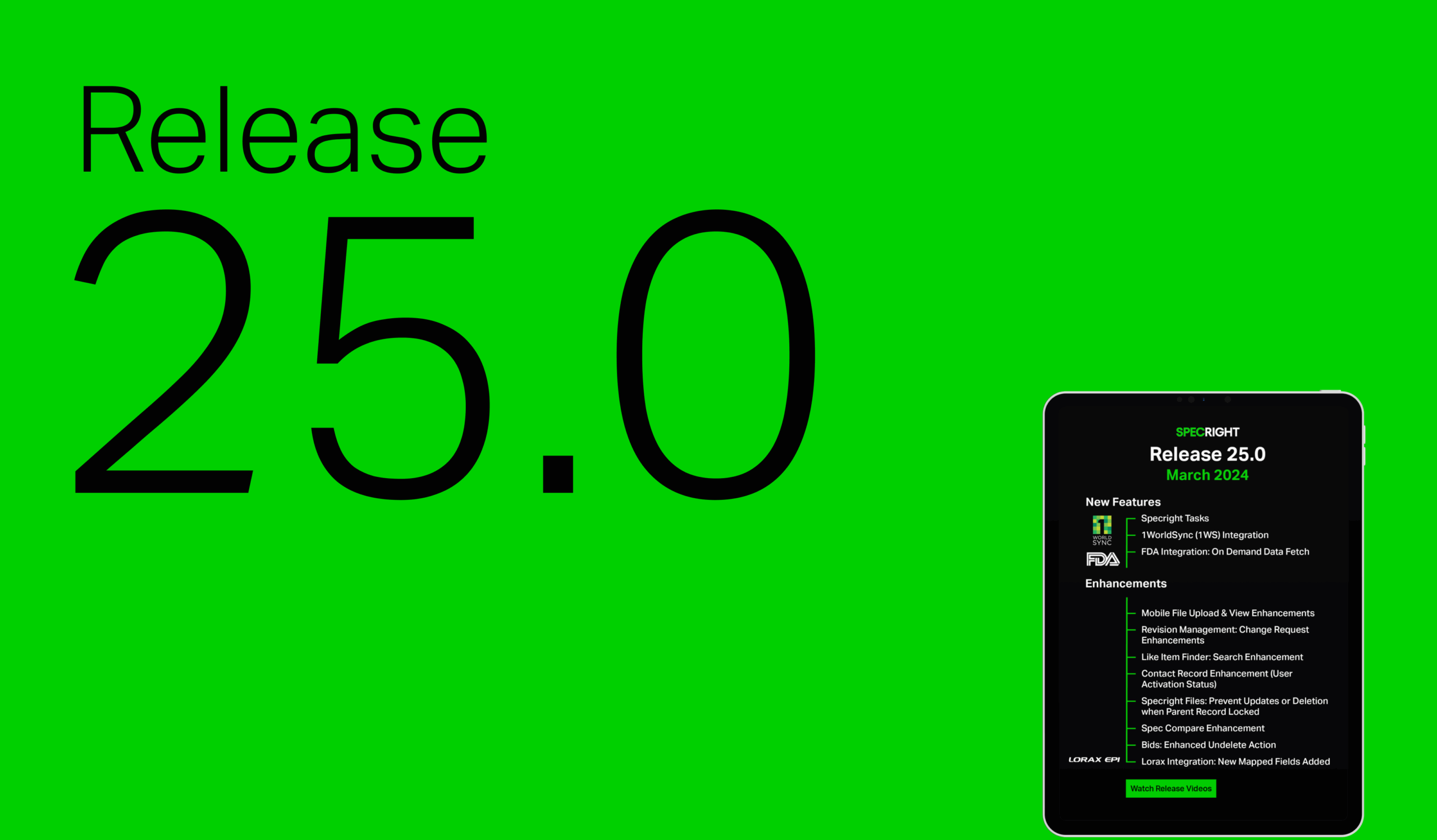 Release 25.0