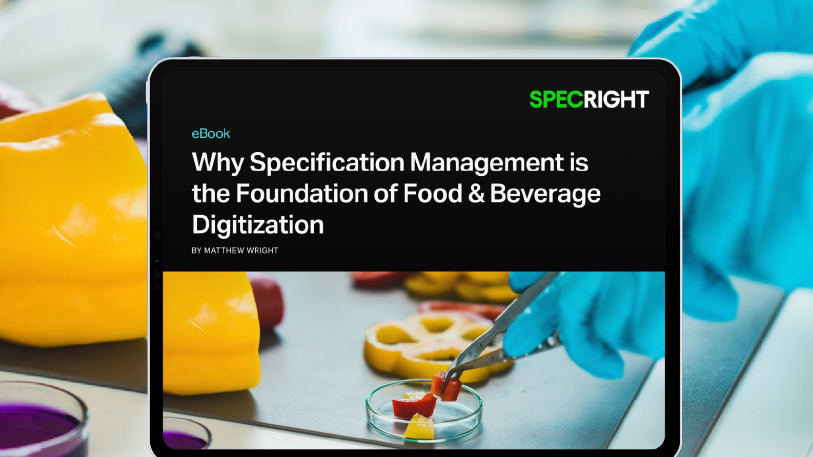 The Future of Food is Specification Data Management