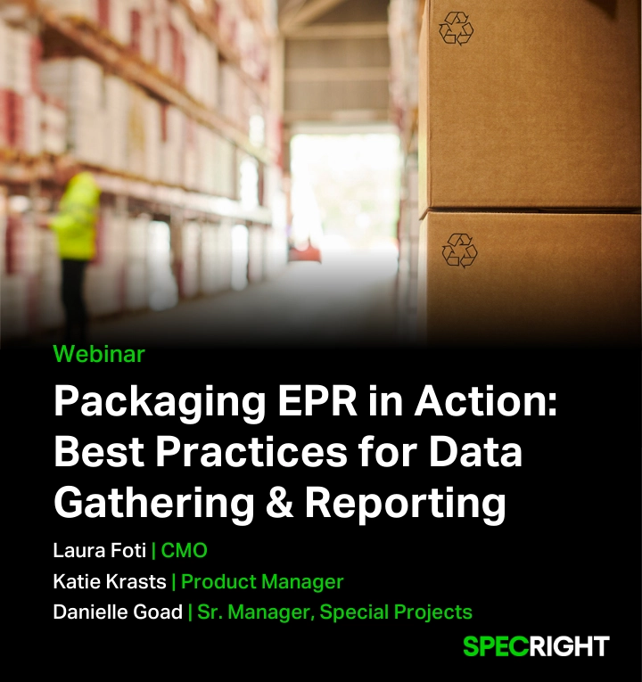 Webinar: Packaging EPR in Action: Best Practices for Data Gathering & Reporting