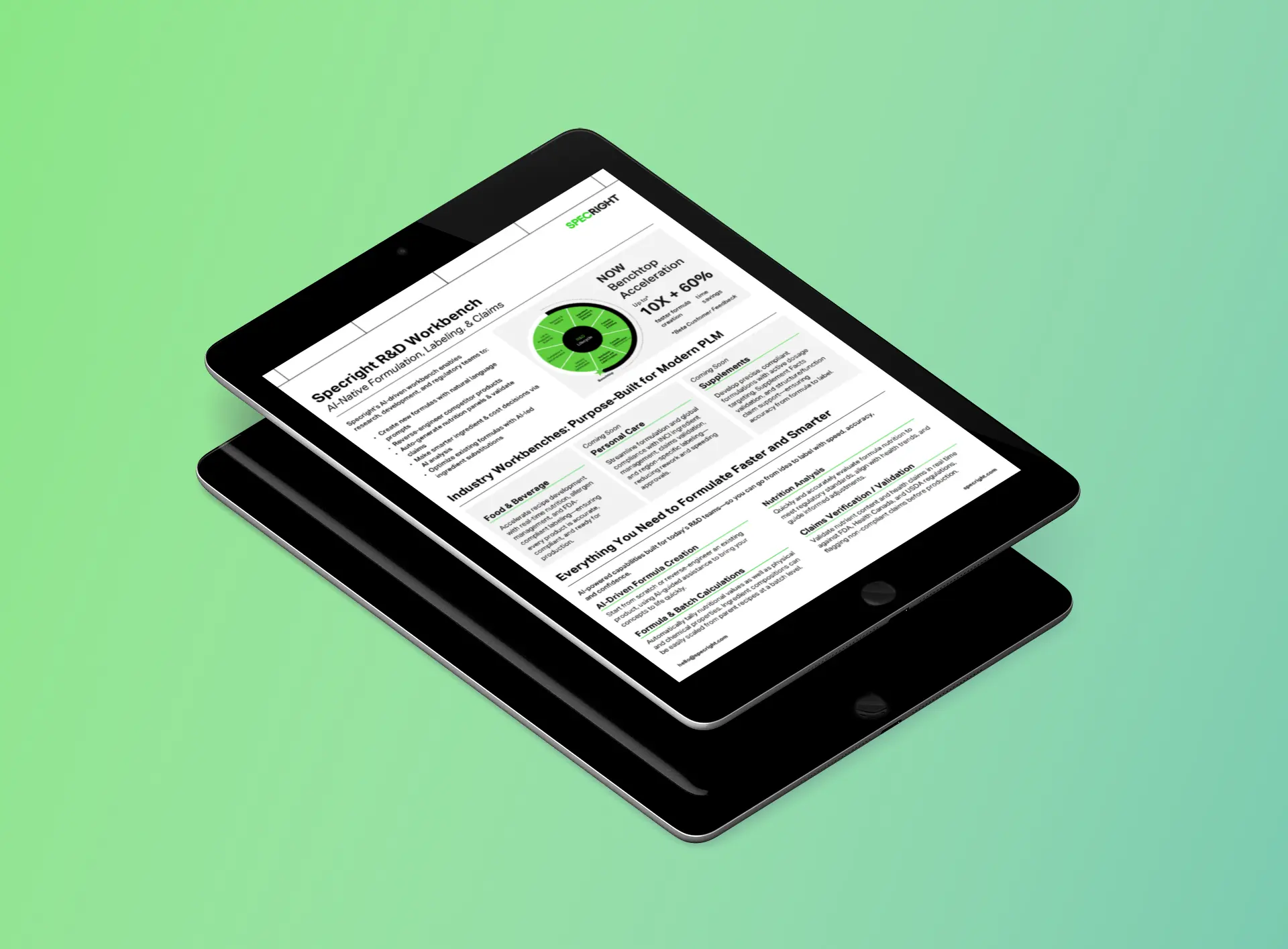 Specright R&D Workbench