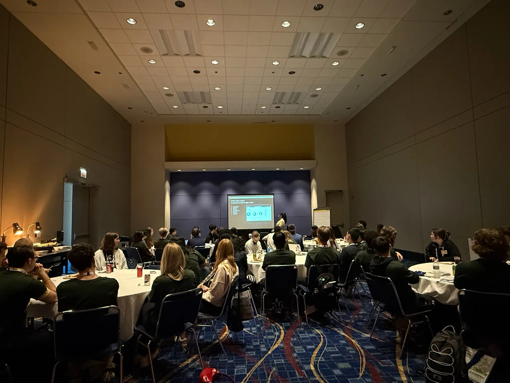 Student's participating in Specright's annual Student Competition at Pack Expo 2024 
